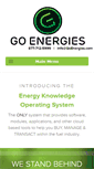 Mobile Screenshot of goenergies.com