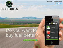 Tablet Screenshot of goenergies.com